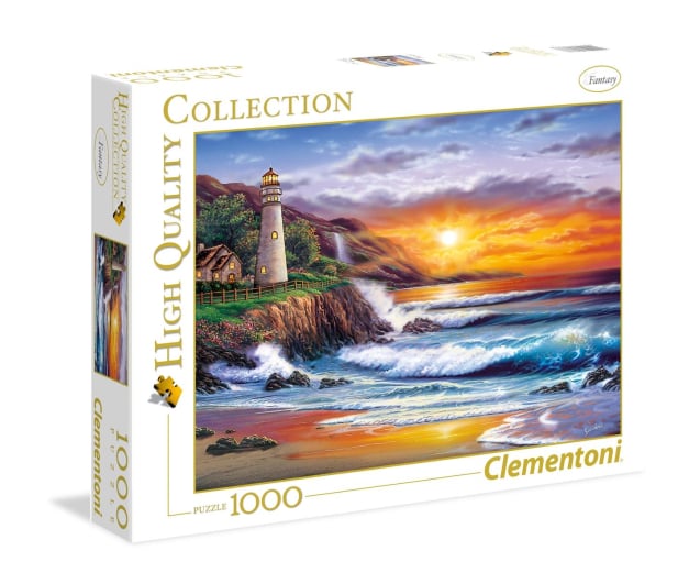 Clementoni Puzzle HQ  Lighthouse at sunset - 417114 - zdjęcie