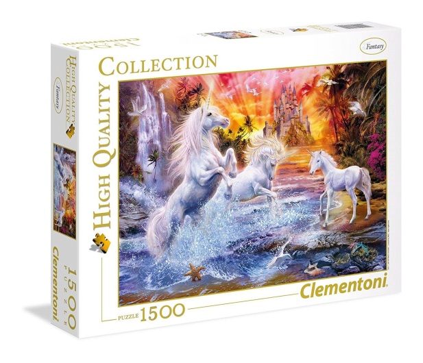 Clementoni Puzzle HQ  Wild Unicorns - 417236 - zdjęcie