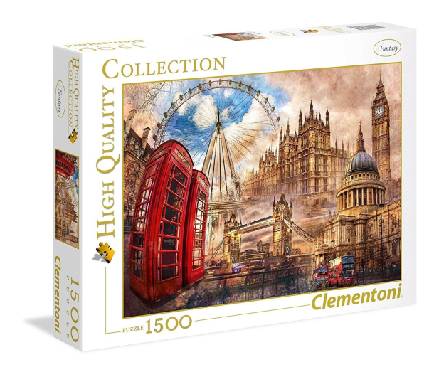 Clementoni Puzzle HQ  Vintage London - 417249 - zdjęcie