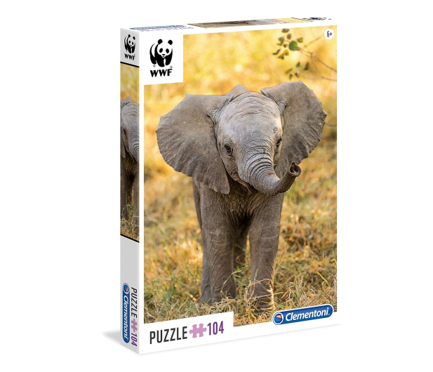 Clementoni Puzzle WWF Little Elephant - 417275 - zdjęcie