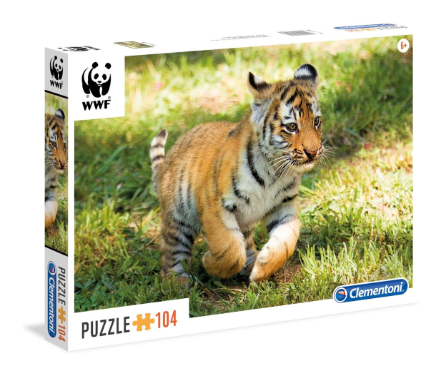 Clementoni Puzzle WWF Tiger puppy - 417277 - zdjęcie