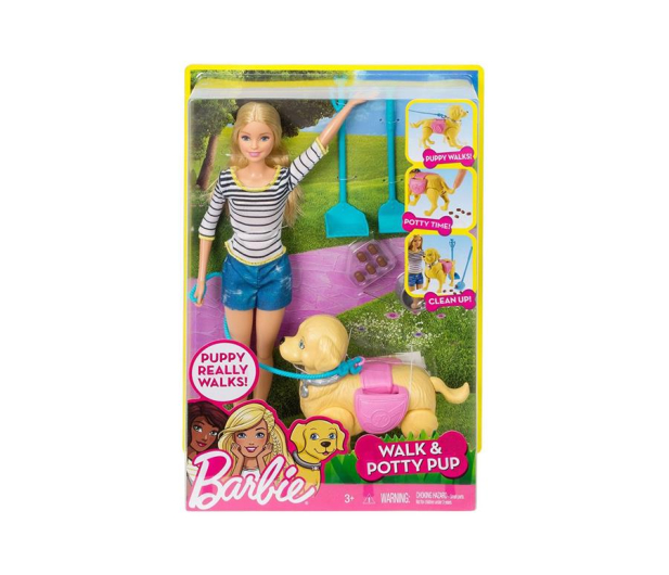Barbie Spacer z pieskiem czyścioszkiem - 376915 - zdjęcie 2