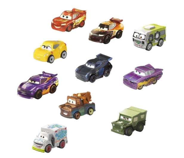 Mattel Disney Cars Mikroauta 10-pak - 414629 - zdjęcie