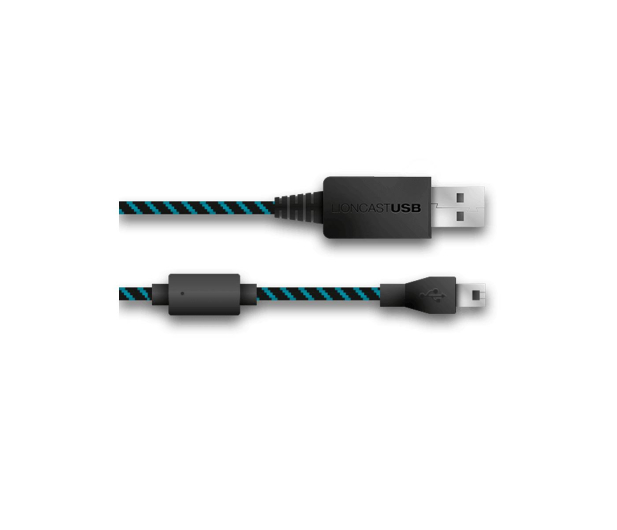 Lioncast micro USB do USB 2.0 4m (czarno-niebieski) - 421416 - zdjęcie 2