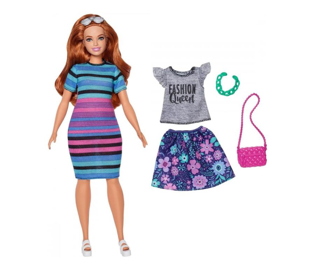 Barbie Fashionistas Lalka i ubranka Happy Hued - 423904 - zdjęcie