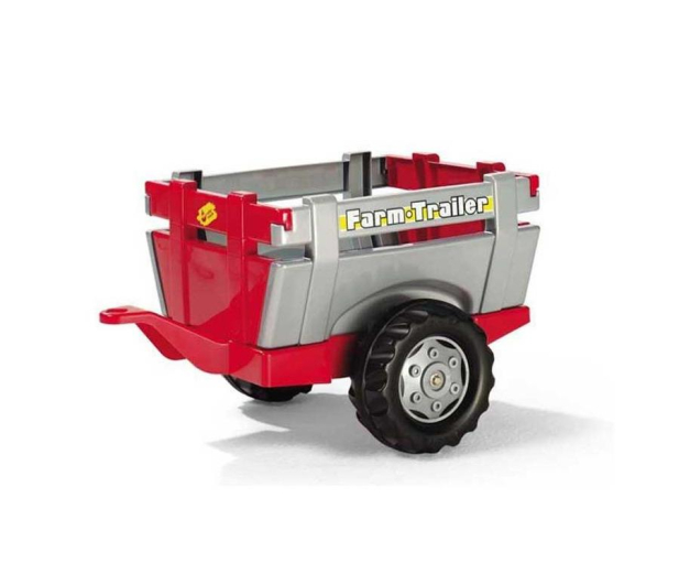 Rolly Toys Traktor Junior czerwony z łyżką i przyczepą - 419422 - zdjęcie 2