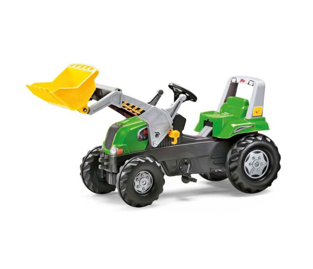 Rolly Toys Traktor Junior zielony z łyżką - 419423 - zdjęcie