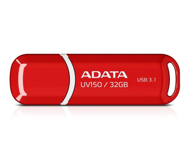 ADATA 32GB DashDrive UV150 czerwony (USB 3.1) - 425777 - zdjęcie
