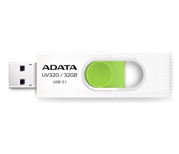 ADATA 32GB UV320 biało-zielony - 425784 - zdjęcie