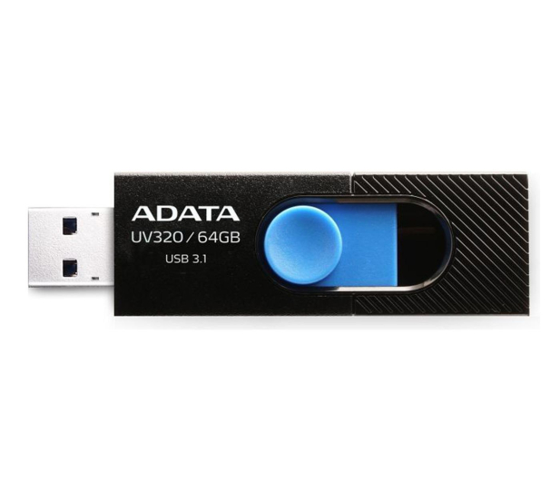 ADATA 64GB UV320 czarno-niebieski - 425785 - zdjęcie