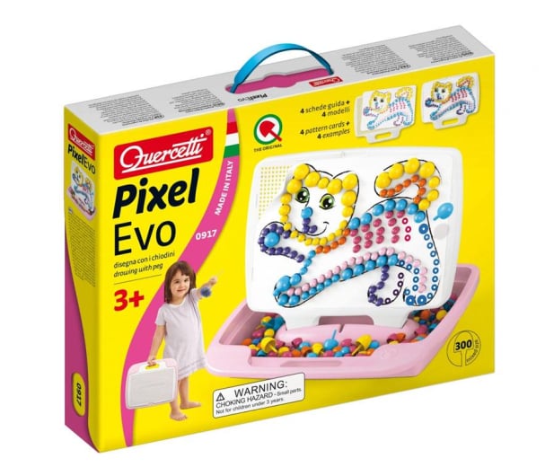 Quercetti Mozaika Pixel Evo Girl duża 300 el. - 417440 - zdjęcie