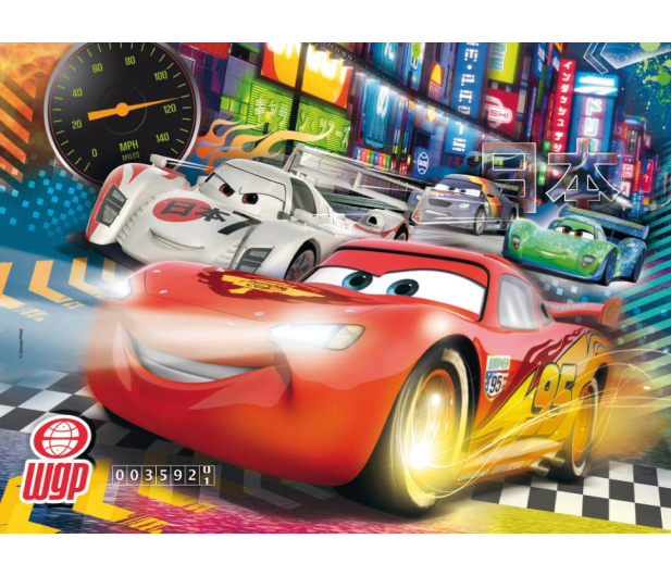 Clementoni Puzzle Disney 3D Vision Cars 104 el. - 417292 - zdjęcie 2