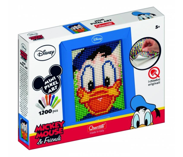 Quercetti Disney Mozaika Mini Pixel Art. Donald 1200 EL. - 417410 - zdjęcie 3
