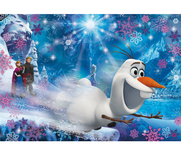 Clementoni Puzzle Disney 3D Vision Frozen 104 el. - 417293 - zdjęcie 2