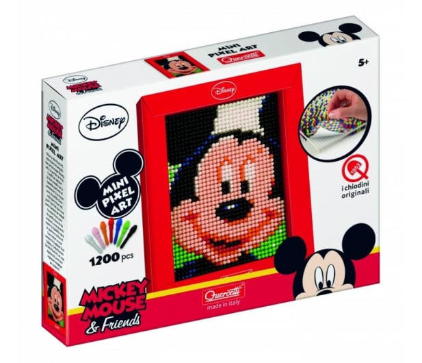 Quercetti Disney Mozaika Mini Pixel Art. MIickey 1200 EL. - 417408 - zdjęcie 2