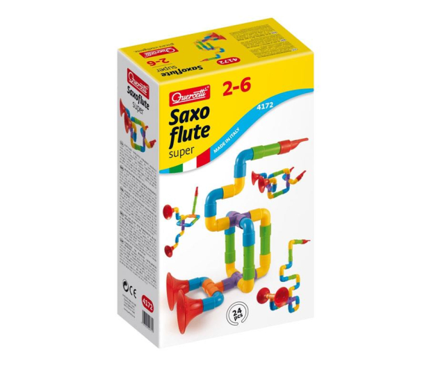 Quercetti Zestaw Konstrukcyjny Saksofon super 24 el. - 417555 - zdjęcie