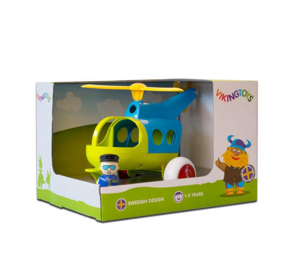 Viking Toys Helikopter z figurką Jumbo Fun Colors GIFTBOX - 416506 - zdjęcie