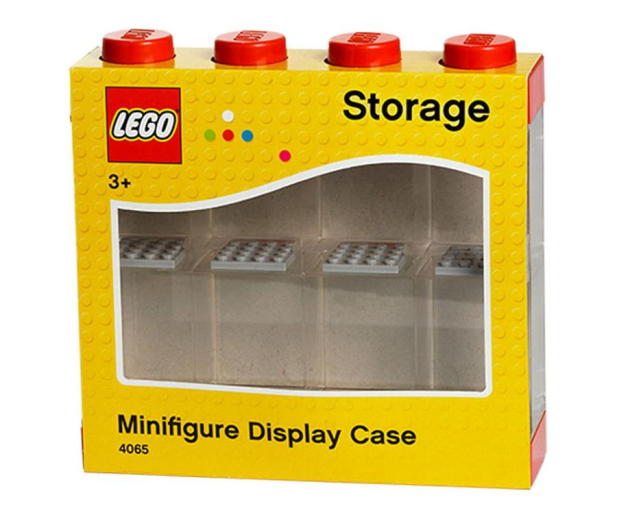 YAMANN LEGO Pojemnik na 8 minifigurek czerwony  - 422148 - zdjęcie