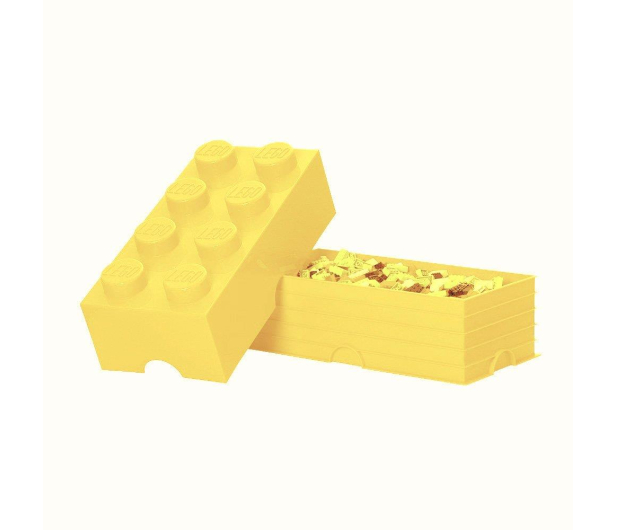 YAMANN LEGO Pojemnik Brick 8 jasnożółty - 420039 - zdjęcie 2