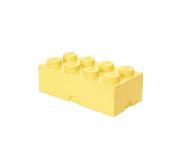 YAMANN LEGO Pojemnik Brick 8 jasnożółty - 420039 - zdjęcie