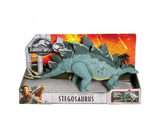 Mattel Jurassic World Atakujące Dinozaury Stegosaurus - 431693 - zdjęcie 2