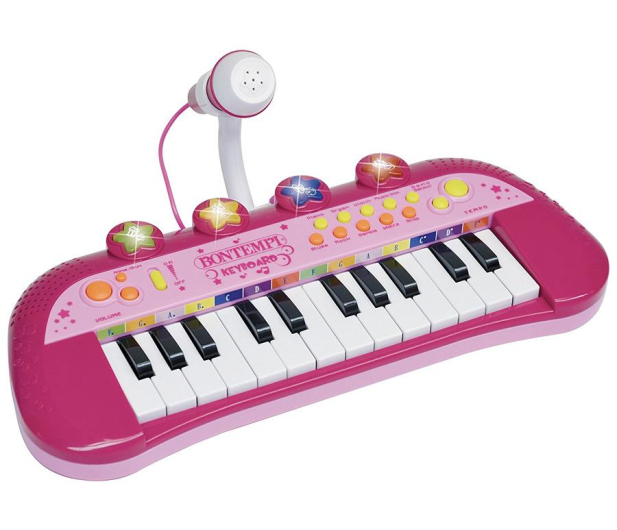 Bontempi GIRL organy elektroniczne 24 klawisze z mikrofonem - 415460 - zdjęcie