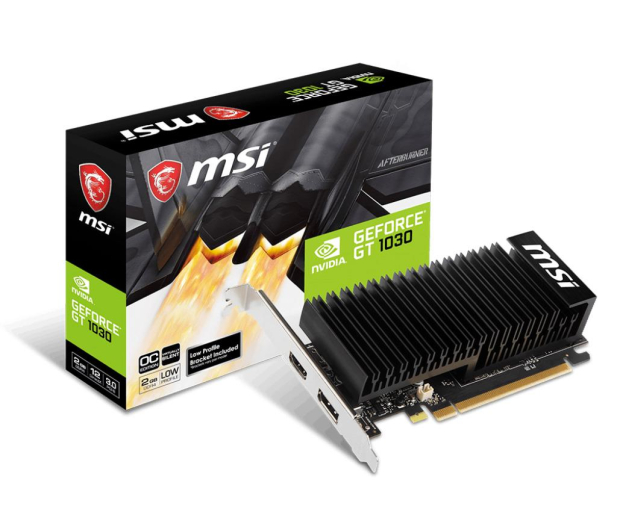 MSI GeForce GT 1030 2GHD4 LP OC 2GB DDR4 - 428856 - zdjęcie