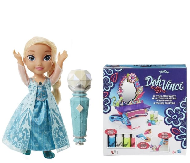Jakks Pacific Disney Frozen Elsa + Play-Doh Toaletka - 434042 - zdjęcie 2