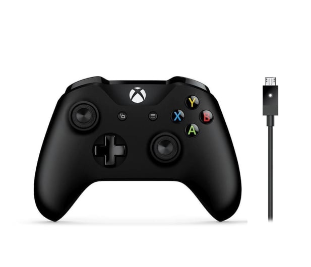 Microsoft Xbox One Controller + Kabel PC - 540036 - zdjęcie