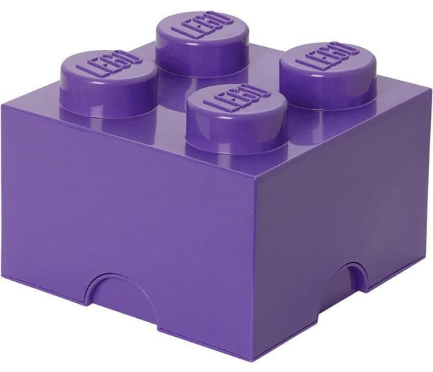 YAMANN LEGO Friends Pojemnik Brick 4 fioletowy - 422141 - zdjęcie 2