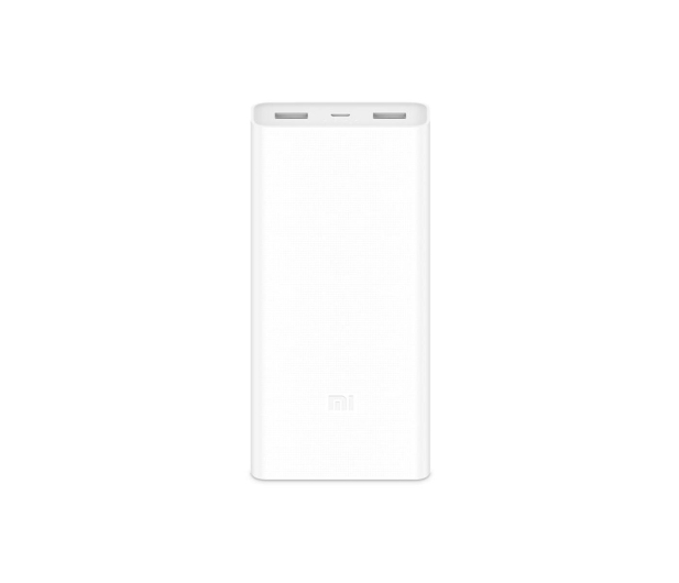 Xiaomi Power Bank 2C 20000 mAh 2.4A, QC 3.0 (biały) - 399401 - zdjęcie 2