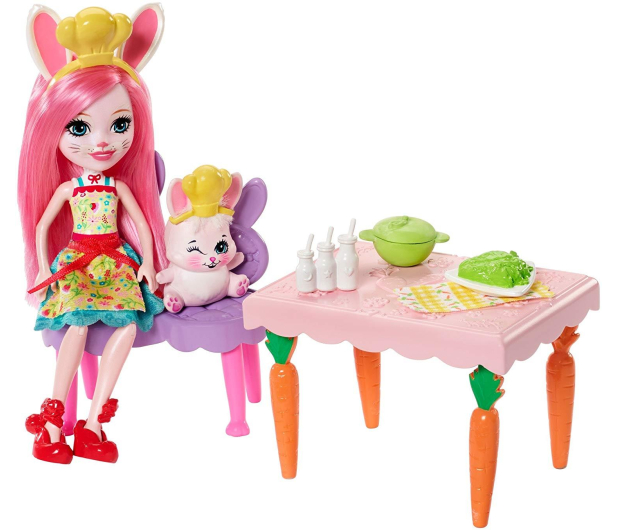 Mattel Enchantimals Wonderwood Kuchnia z lalką Bree Bunny - 437138 - zdjęcie 4