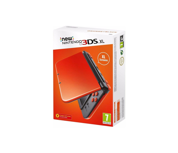 Nintendo New 3DS XL Orange + Black - 333518 - zdjęcie