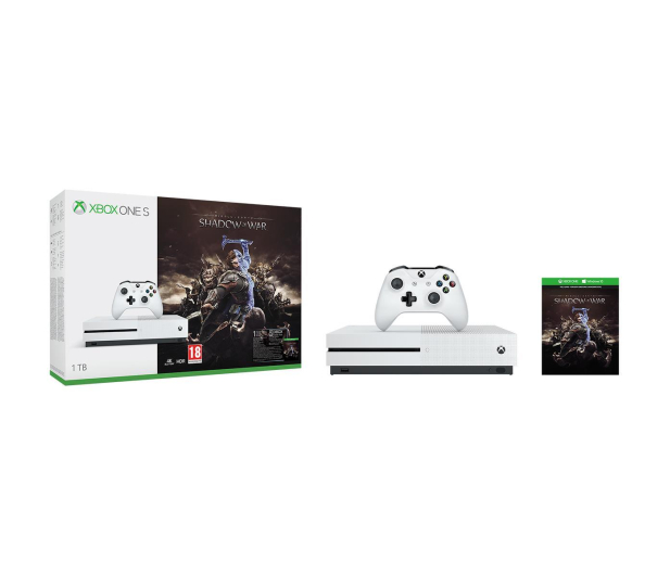 Microsoft Xbox One S 1TB Shadow Of War + GOLD 6M - 433046 - zdjęcie 7