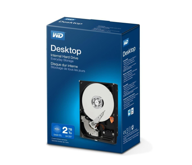 WD 2TB Desktop Mainstream - 216789 - zdjęcie 2