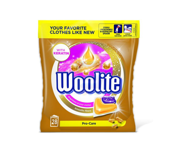 Woolite Pro-Care żelowe kapsułki do prania 28 szt - 433368 - zdjęcie