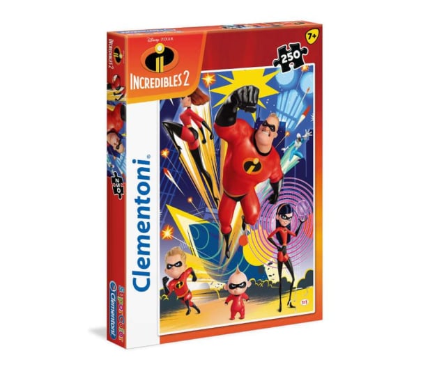 Clementoni Puzzle Super Kolor Incredibles 2 250 el. - 417322 - zdjęcie