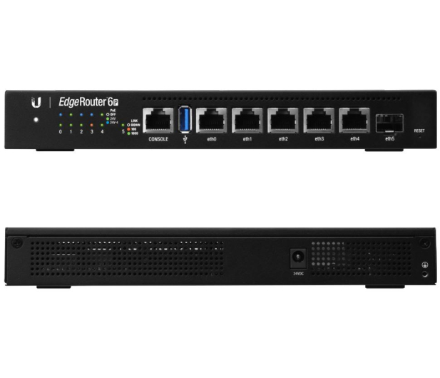 Ubiquiti EdgeRouter 6P 5x10/100/1000Mb/s 1xSFP (4xPoE) - 435220 - zdjęcie 3