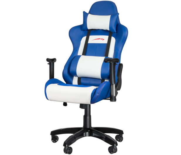 SpeedLink REGGER Gaming Chair (Niebiesko-Biały) - 440258 - zdjęcie