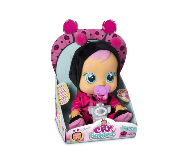 IMC Toys Cry Babies Lady płaczący bobas - 440389 - zdjęcie 2