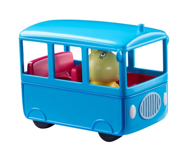 TM Toys Świnka Peppa autobus szkolny z figurką - 440383 - zdjęcie