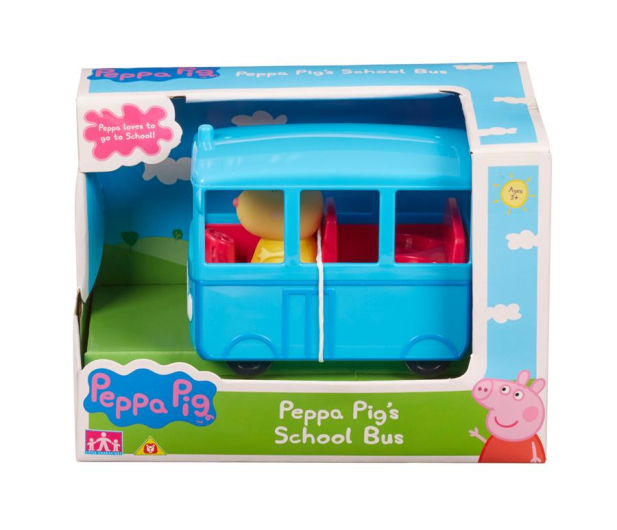 TM Toys Świnka Peppa autobus szkolny z figurką - 440383 - zdjęcie 2