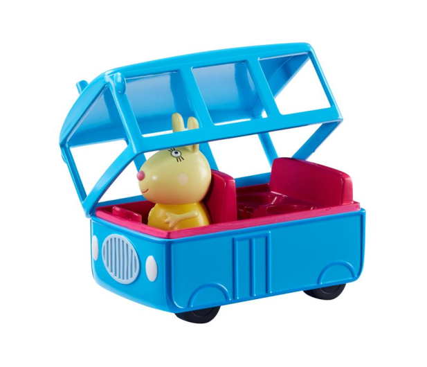 TM Toys Świnka Peppa autobus szkolny z figurką - 440383 - zdjęcie 3