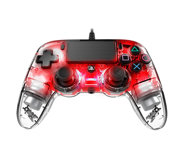 Nacon PS4 Compact Controller Light Red - 440789 - zdjęcie 2