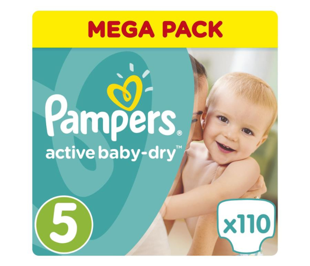 Pampers Active Baby Dry 5 Junior 11-18kg 110szt Na Miesiąc - 399331 - zdjęcie