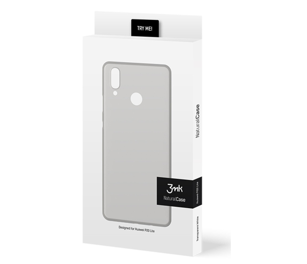 3mk Natural Case do Huawei P20 Lite White - 435823 - zdjęcie