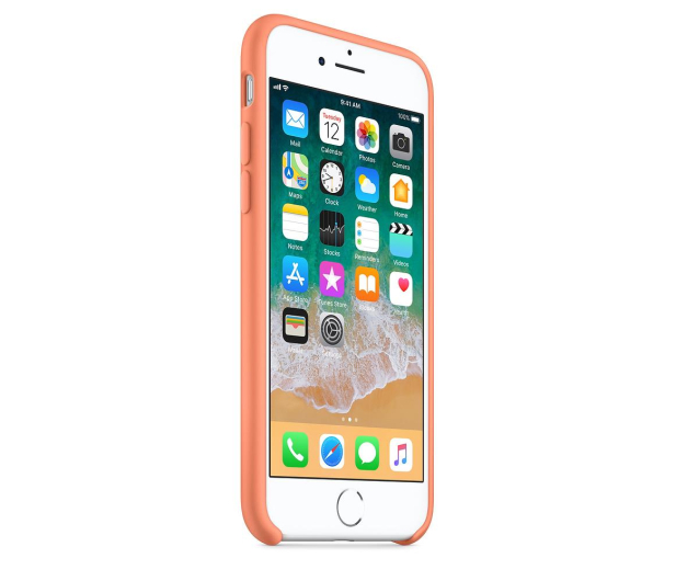 Apple Silicone Case do iPhone 7/8 Peach - 438229 - zdjęcie 2