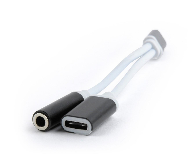 Gembird Adapter USB-C - USB-C, minijack 3.5mm (Zasilanie) - 432891 - zdjęcie