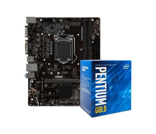 Intel G5400 3.70GHz 4MB + B360M PRO-VD + SOFTWARE PACK - 444677 - zdjęcie