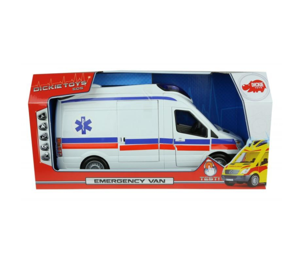 Dickie Toys SOS Van Ambulans - 444738 - zdjęcie 4